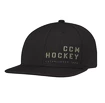 Casquette pour homme CCM  FLATBRIM SNAPBACK Black  Senior