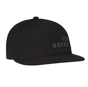Casquette pour homme CCM  FLATBRIM SNAPBACK Black  Senior