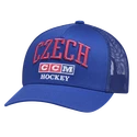 Casquette pour homme CCM  MESHBACK TRUCKER TEAM CZECH Multiple Team Color