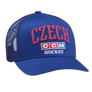Casquette pour homme CCM  MESHBACK TRUCKER TEAM CZECH Multiple Team Color
