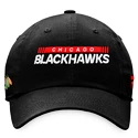 Casquette pour homme Fanatics  Authentic Pro Game & Train Unstr Adjustable Chicago Blackhawks