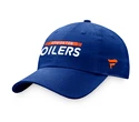 Casquette pour homme Fanatics  Authentic Pro Game & Train Unstr Adjustable Edmonton Oilers