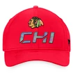 Casquette pour homme Fanatics  Authentic Pro Locker Room Structured Adjustable Cap NHL Chicago Blackhawks