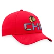 Casquette pour homme Fanatics  Authentic Pro Locker Room Structured Adjustable Cap NHL Chicago Blackhawks