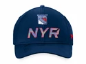 Casquette pour homme Fanatics  Authentic Pro Locker Room Structured Adjustable Cap NHL New York Rangers