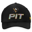 Casquette pour homme Fanatics  Authentic Pro Locker Room Structured Adjustable Cap NHL Pittsburgh Penguins
