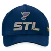 Casquette pour homme Fanatics  Authentic Pro Locker Room Structured Adjustable Cap NHL St. Louis Blues