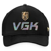 Casquette pour homme Fanatics  Authentic Pro Locker Room Structured Adjustable Cap NHL Vegas Golden Knights