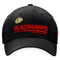 Casquette pour homme Fanatics  Authentic Pro Locker Room Unstructured Adjustable Cap NHL Chicago Blackhawks