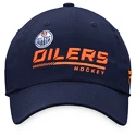 Casquette pour homme Fanatics  Authentic Pro Locker Room Unstructured Adjustable Cap NHL Edmonton Oilers