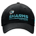 Casquette pour homme Fanatics  Authentic Pro Locker Room Unstructured Adjustable Cap NHL San Jose Sharks