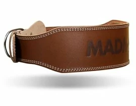 Ceinture de fitness MadMax Full leather MFB246 Brown