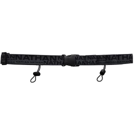 Ceinture de jogging Nathan Race Number Nutrition Waistbelt Black/Refletive