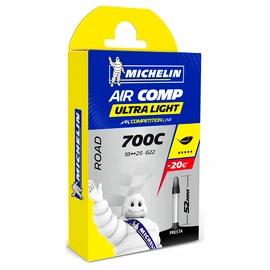 Chambre à air Michelin Air Comp Ultralight Gal-FV 52mm 700X18/25