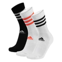 Chaussettes adidas  3-Stripes Cushioned Crew 3 PAck White