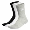 Chaussettes adidas  Cushioned Crew Socks 3 Pairs Grey/White/Black