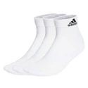 Chaussettes adidas  Cushioned Sportswear Ankle Socks 3 Pairs White