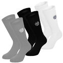 Chaussettes BIDI BADU  Bold Bro II Crew Printed Move Socks 3 Pack Grey, Black, White