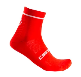 Chaussettes Castelli Entrata 9 Sock Red