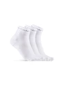 Chaussettes Craft Core Dry Mid 3-Pack White  37-39