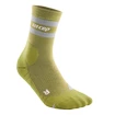 Chaussettes de compression homme CEP  80s Hiking Mid Cut Olive/Grey