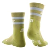 Chaussettes de compression homme CEP  80s Hiking Mid Cut Olive/Grey