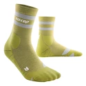 Chaussettes de compression homme CEP  80s Hiking Mid Cut Olive/Grey