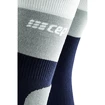 Chaussettes de compression homme CEP Hiking Light Merino Mid Cut Marine Blue/Grey