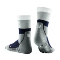 Chaussettes de compression homme CEP Hiking Light Merino Mid Cut Marine Blue/Grey