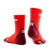 Chaussettes de compression homme CEP  Ultralight Lava/Dark Red