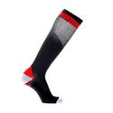 Chaussettes de compression homme McDavid  Elite Active Compression Socks Black/Scarlet