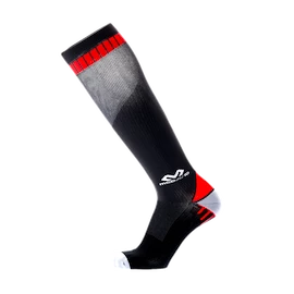 Chaussettes de compression homme McDavid Elite Active Compression Socks Black/Scarlet