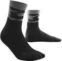 Chaussettes de compression pour femme CEP Camocloud Mid Cut Black/Grey