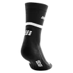 Chaussettes de compression pour femme CEP  Mid Cut Black