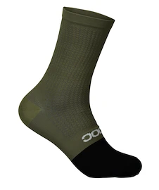 Chaussettes de cyclisme POC Flair Mid Epidote Green/Uranium Black
