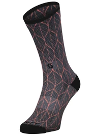 Chaussettes de cyclisme pour femme Scott Trail Contessa Signature Crew Black/Brick Red