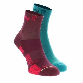 Chaussettes Inov-8 Trailfly Mid Teal/Purple