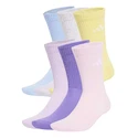 Chaussettes pour enfant adidas  Cushined Crew Violet Fusion 6 Pack