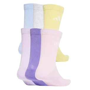 Chaussettes pour enfant adidas  Cushined Crew Violet Fusion 6 Pack