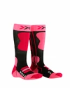 Chaussettes pour enfant X-Bionic  Ski Junior 4.0 Anthracite Melange/Fluo Pink