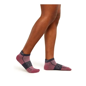 Chaussettes pour femme Icebreaker Merino Run+ Ultralight Micro Deco/Graphite  L