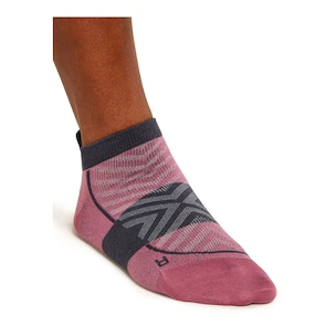 Chaussettes pour femme Icebreaker Merino Run+ Ultralight Micro Deco/Graphite  L