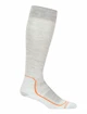 Chaussettes pour femme Icebreaker  Ski+ Ultralight OTC Blizzard Heather/Flash/Snow