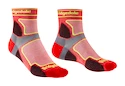 Chaussettes pour homme Bridgedale  Trail Run Ultralight T2 Coolmax Sport ¾ Crew Red