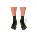 Chaussettes pour homme On  Mid Sock Jungle/Lime