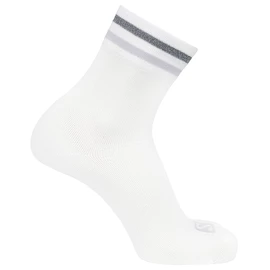 Chaussettes Salomon Sonic Quarter White/Lunar Rock