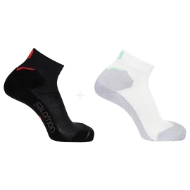 Chaussettes Salomon Speedcross Ankle 2PP Ebony/White