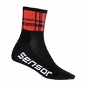 Chaussettes Sensor  Race Square Black/Red