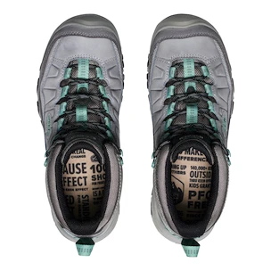 Chaussures d'extérieur pour femme Keen TARGHEE IV MID WP Alloy/Granite green  US 6,5