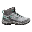 Chaussures d'extérieur pour femme Keen TARGHEE IV MID WP Alloy/Granite green  US 6,5